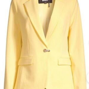 DKNY Women's Bright Yellow Blazer